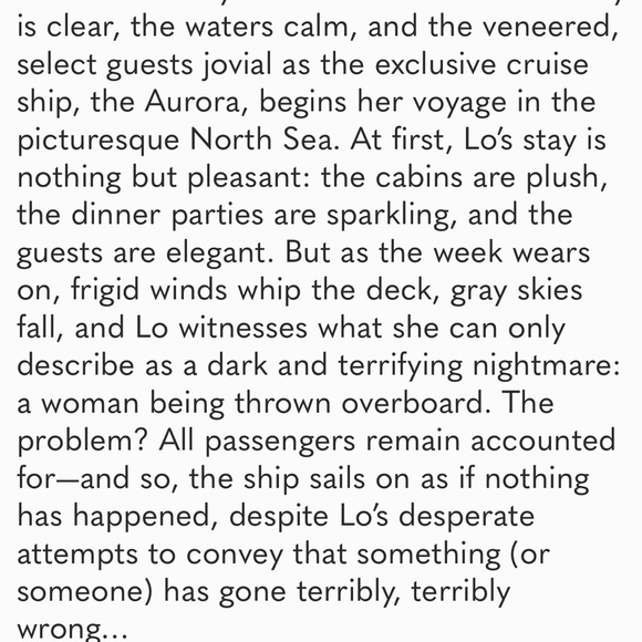 Ruth Ware book- The women in CABIN 10, also author of in the dark, dark wood. - Picture 8 of 8